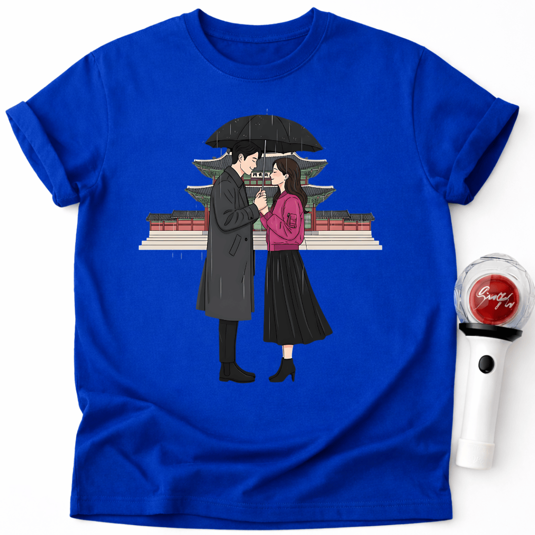 Pärchen T-Shirt mit Stadtansicht