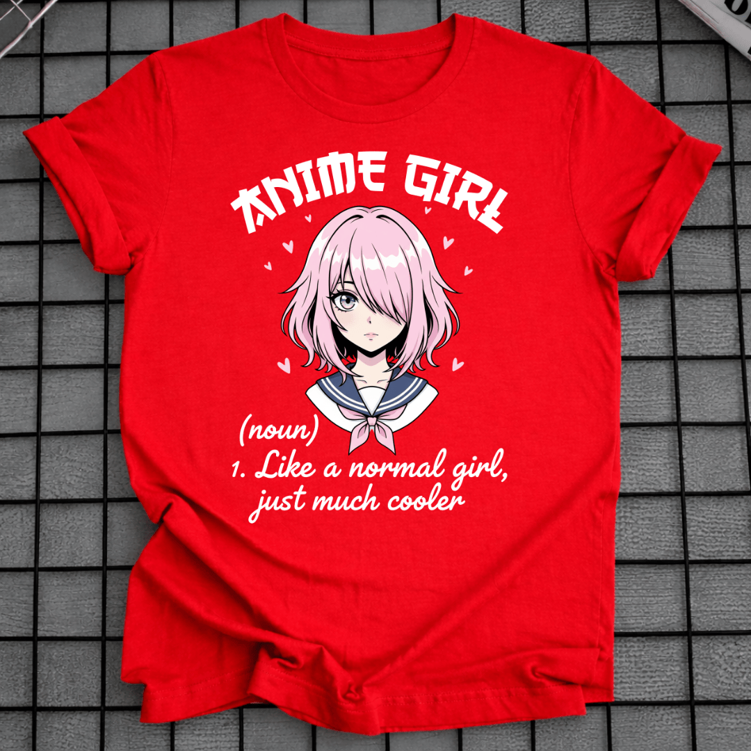 ANIME GIRL NUR VIEL COOLERES T-SHIRT