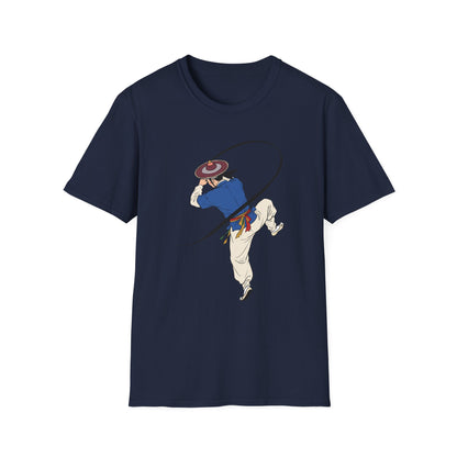 Cowboy Roper Graphic T-Shirt — Western Rodeo Roping Design