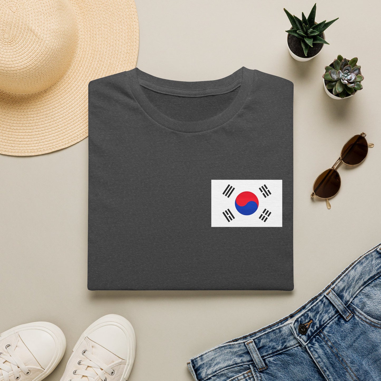 Korean Flag T-Shirt – South Korea Taegeukgi Pocket Tee