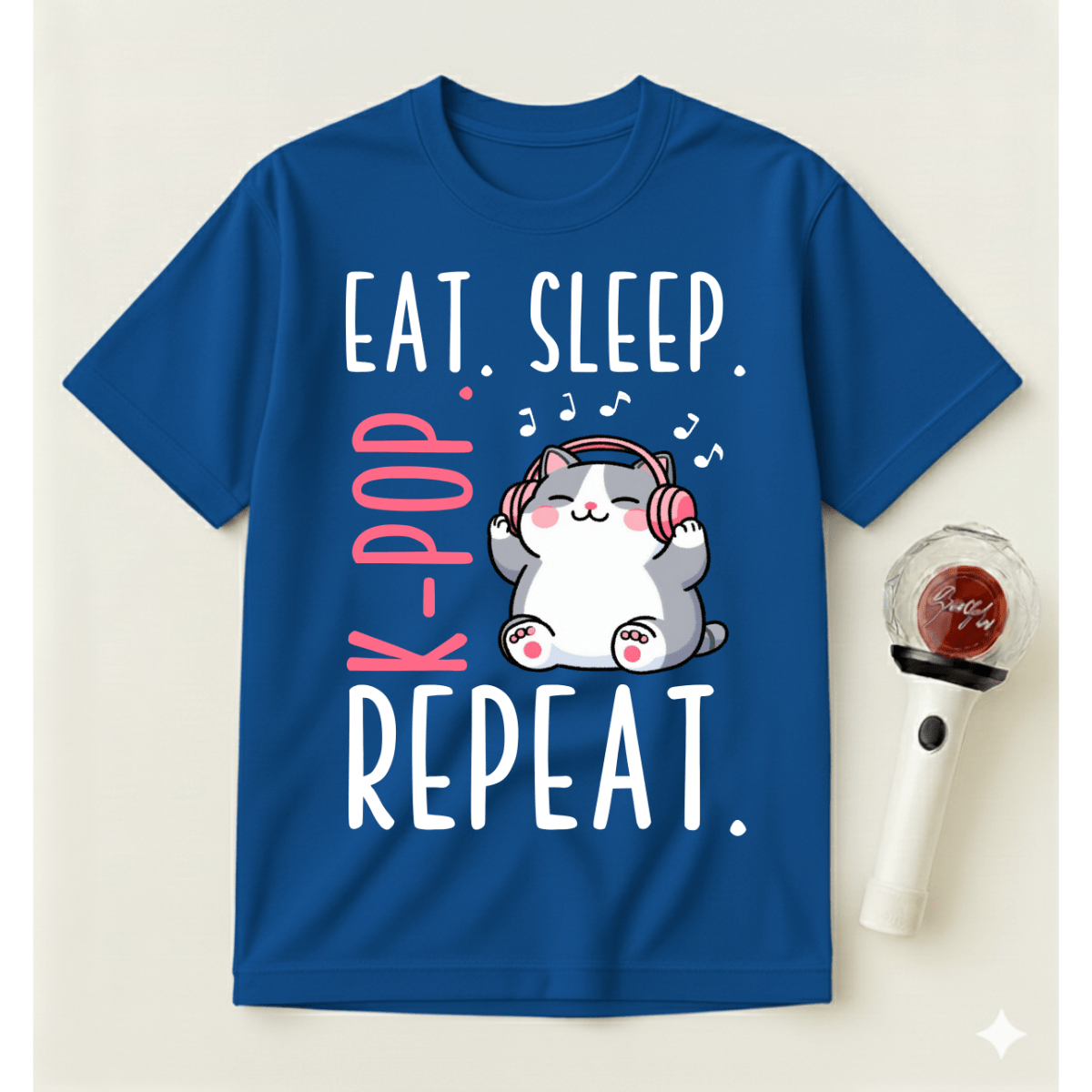 EAT SLEEP K-POP REPEAT T-SHIRT