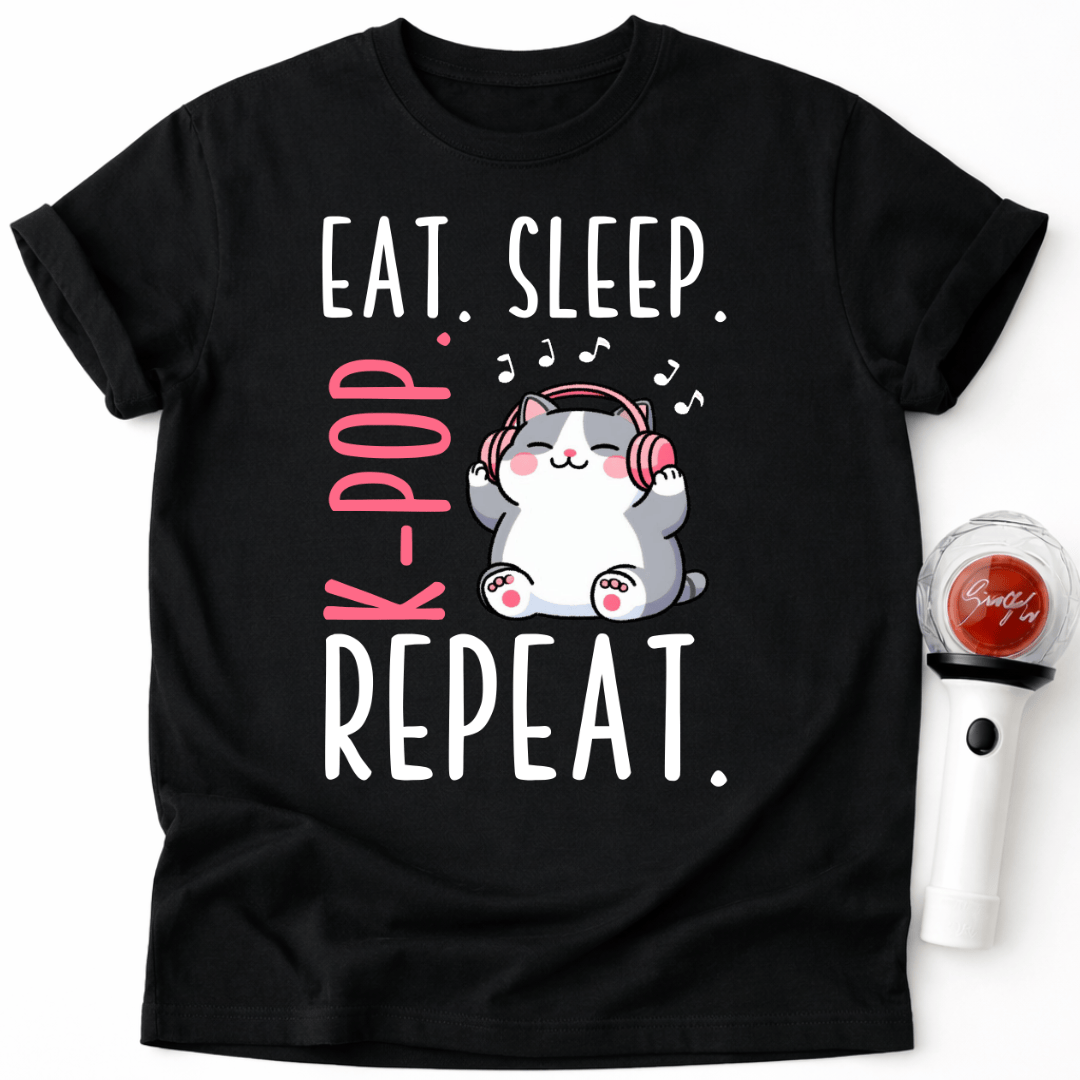 K-POP KATZE REPEAT T-SHIRT