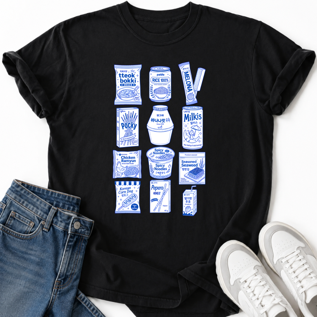 KOREAN SNACKS T-SHIRT