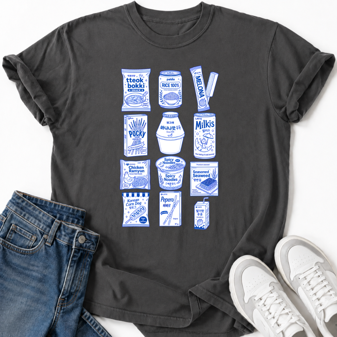 KOREAN SNACKS T-SHIRT