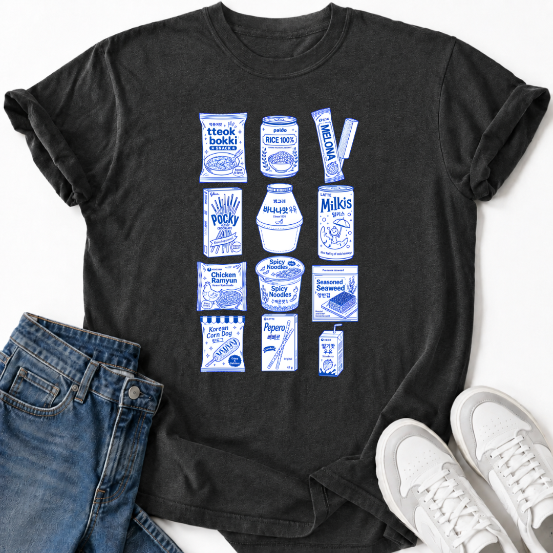 KOREAN SNACKS T-SHIRT