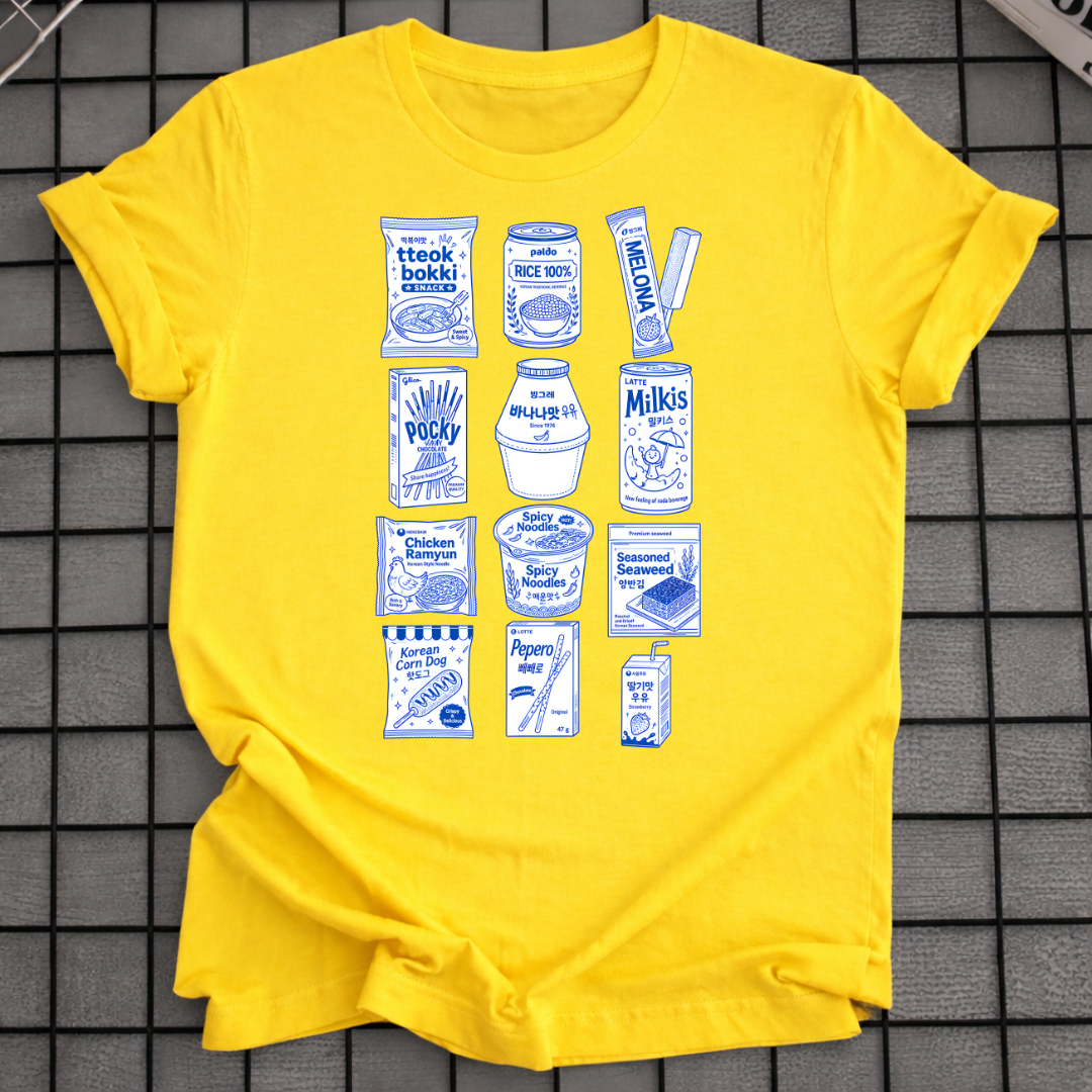 KOREAN SNACKS T-SHIRT