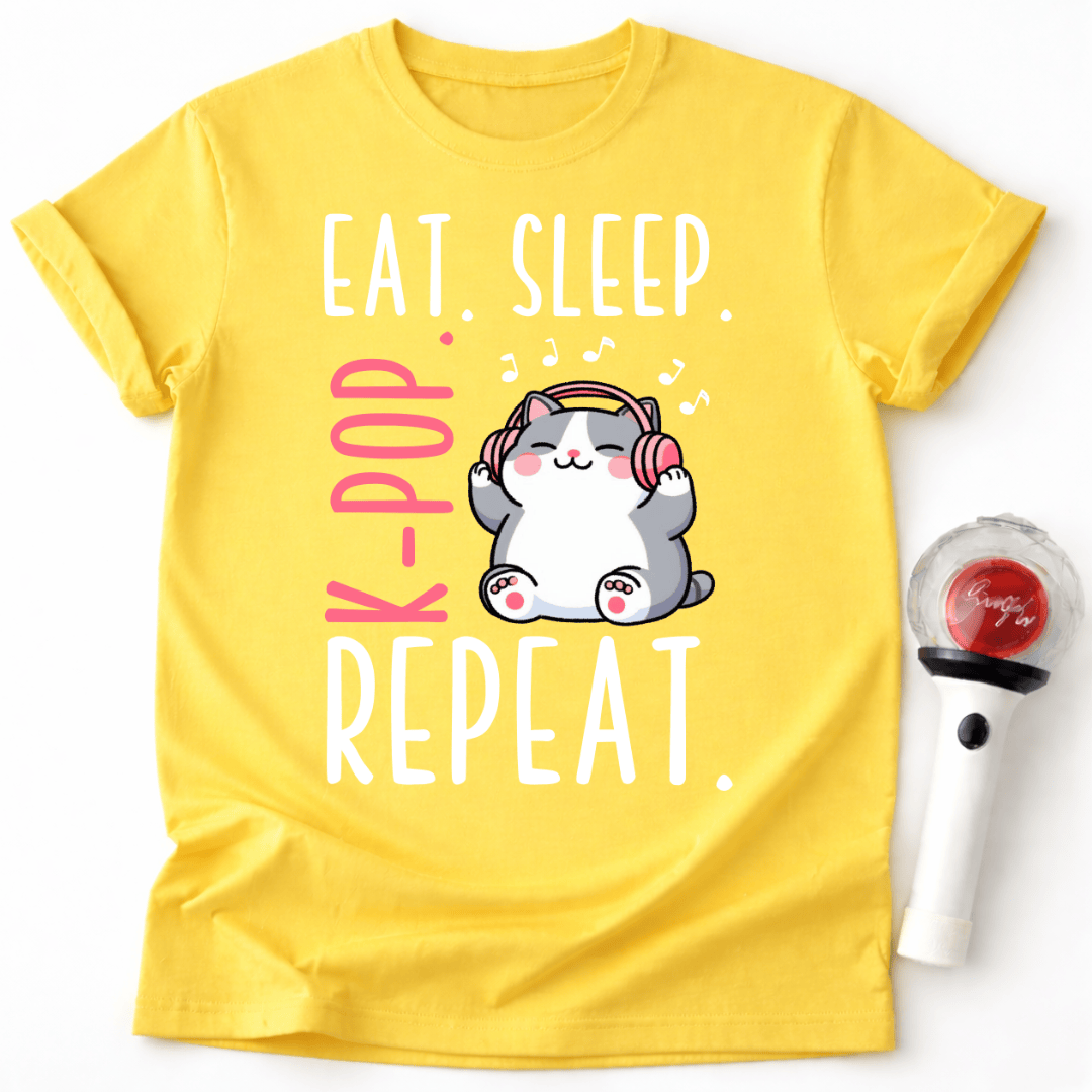 K-POP KATZE REPEAT T-SHIRT