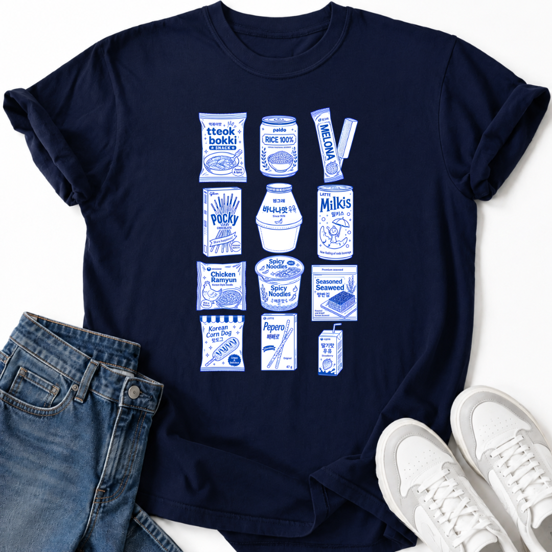 KOREAN SNACKS T-SHIRT