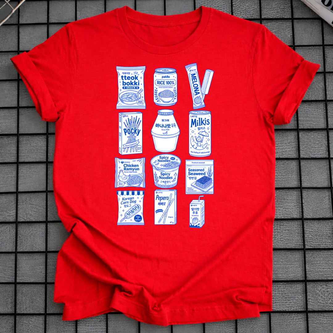 KOREAN SNACKS T-SHIRT