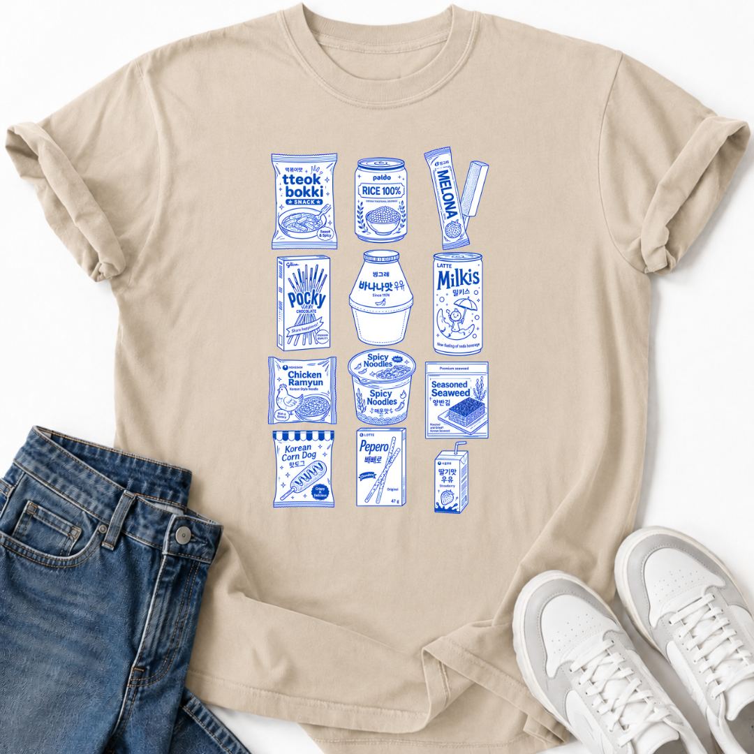 KOREAN SNACKS T-SHIRT