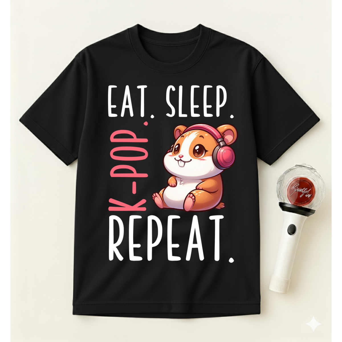 EAT SLEEP K-POP REPEAT T-SHIRT