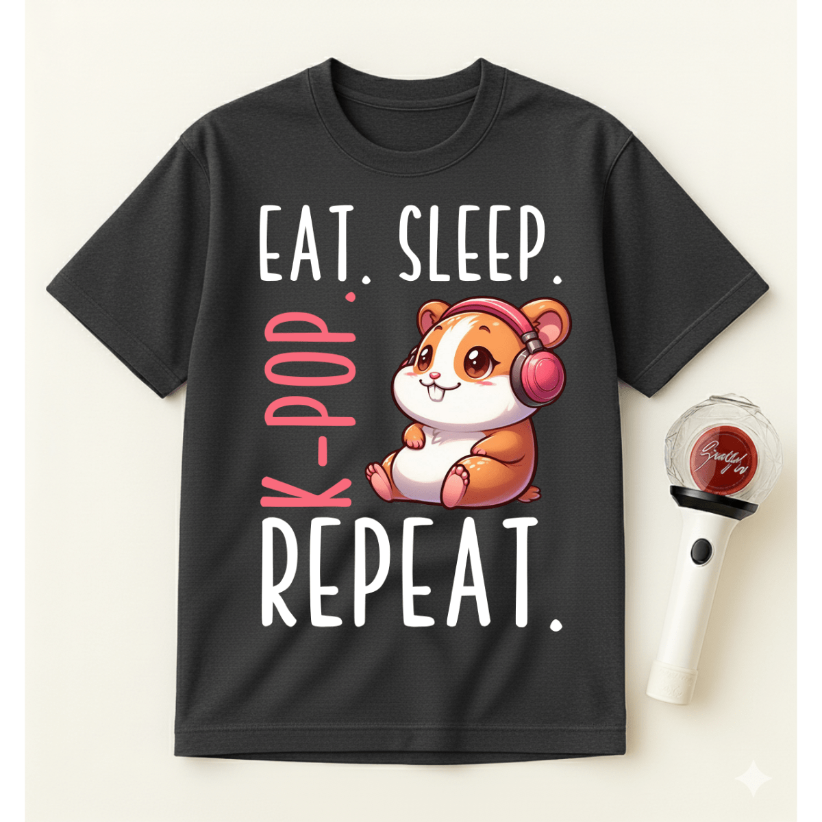 EAT SLEEP K-POP REPEAT T-SHIRT