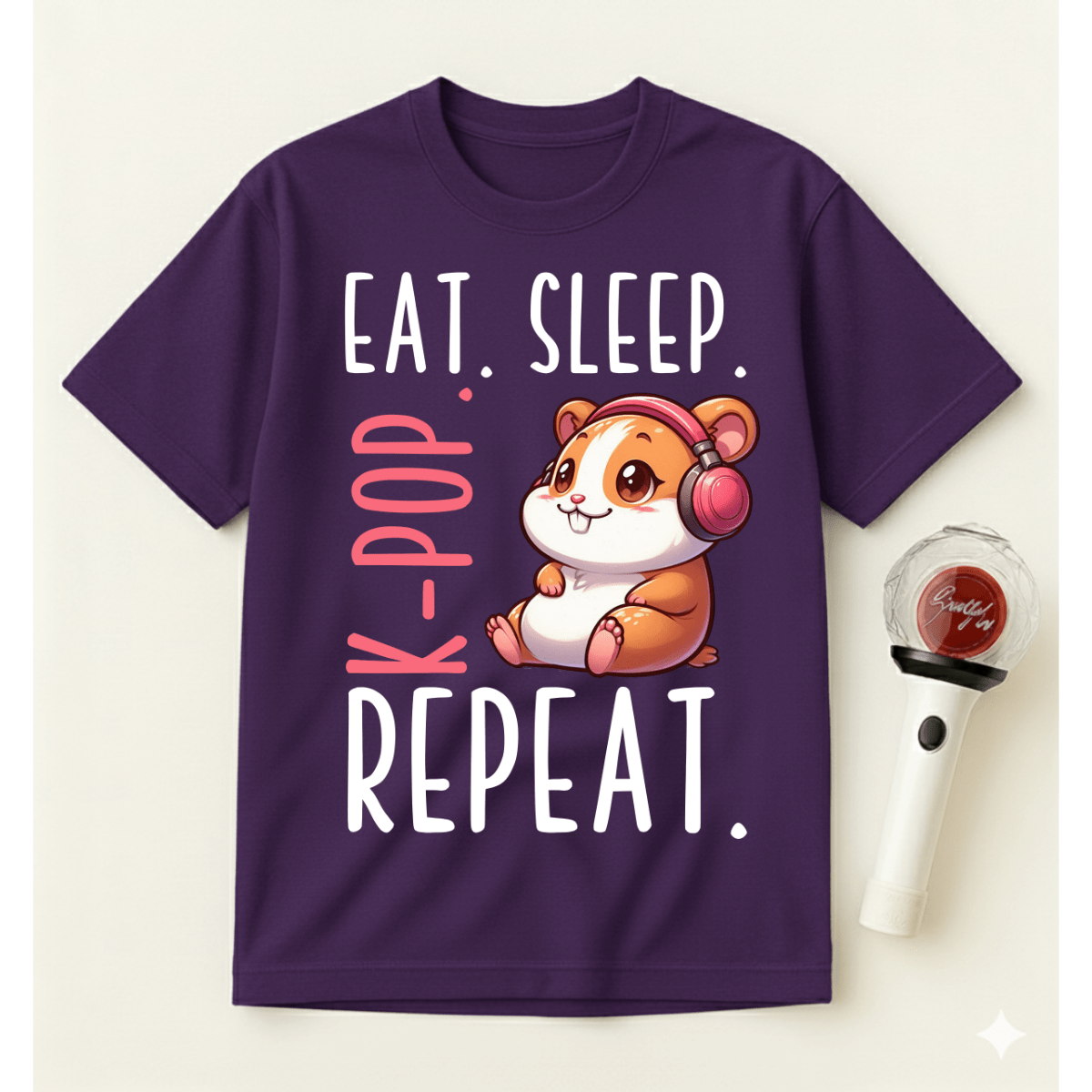 EAT SLEEP K-POP REPEAT T-SHIRT
