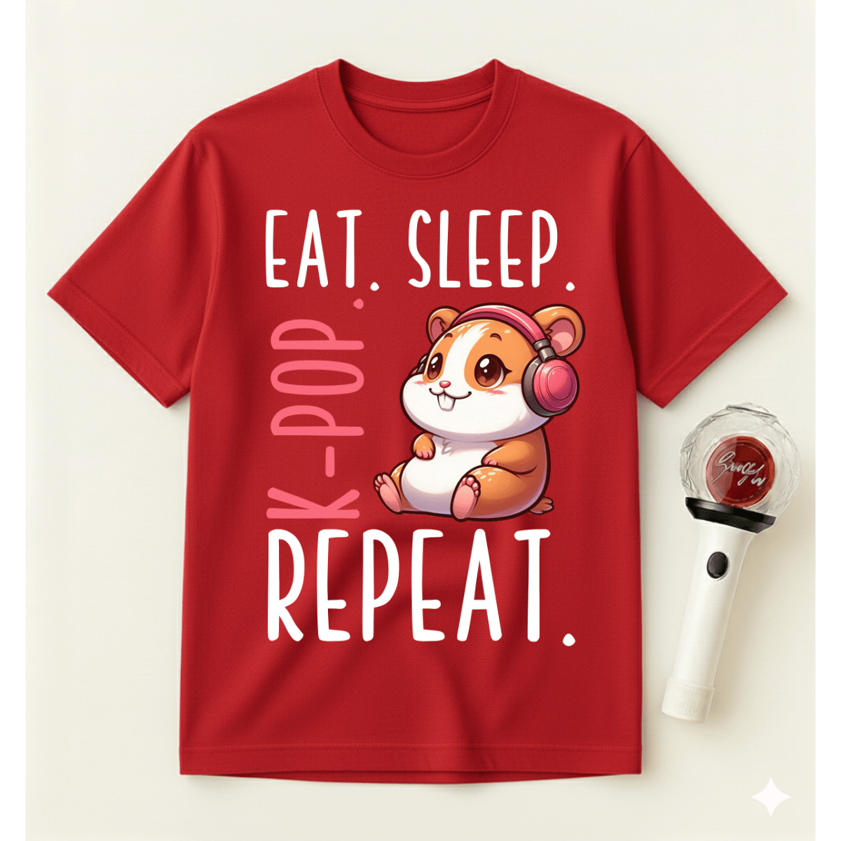 EAT SLEEP K-POP REPEAT T-SHIRT