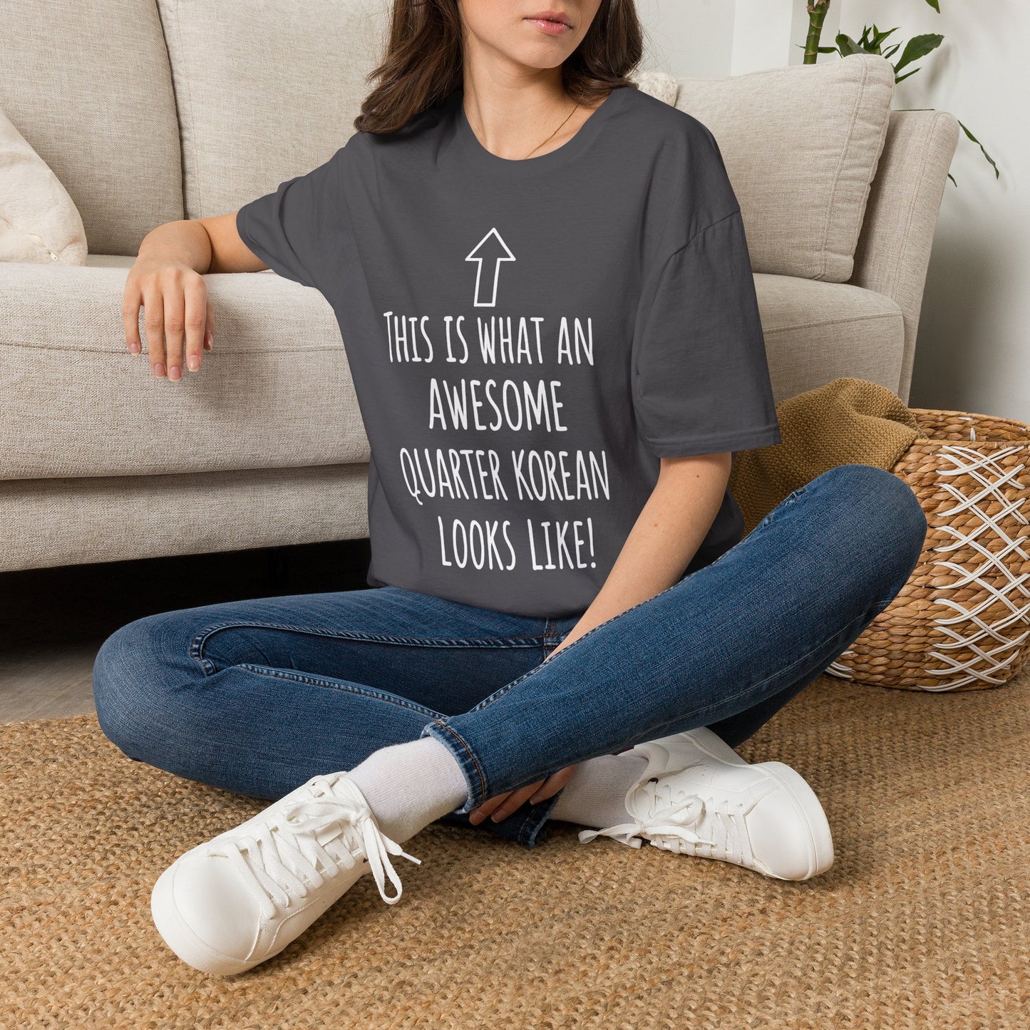 Quarter Korean T-Shirt - "This Is What An Awesome Quarter Korean Looks Like" Graphic Tee