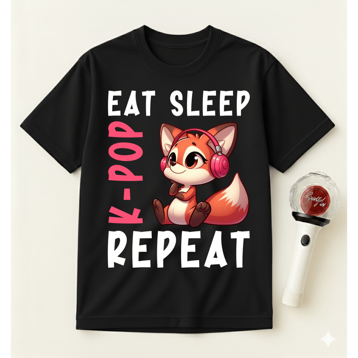 EAT SLEEP K-POP REPEAT T-SHIRT