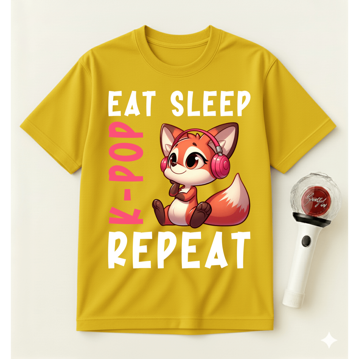 EAT SLEEP K-POP REPEAT T-SHIRT