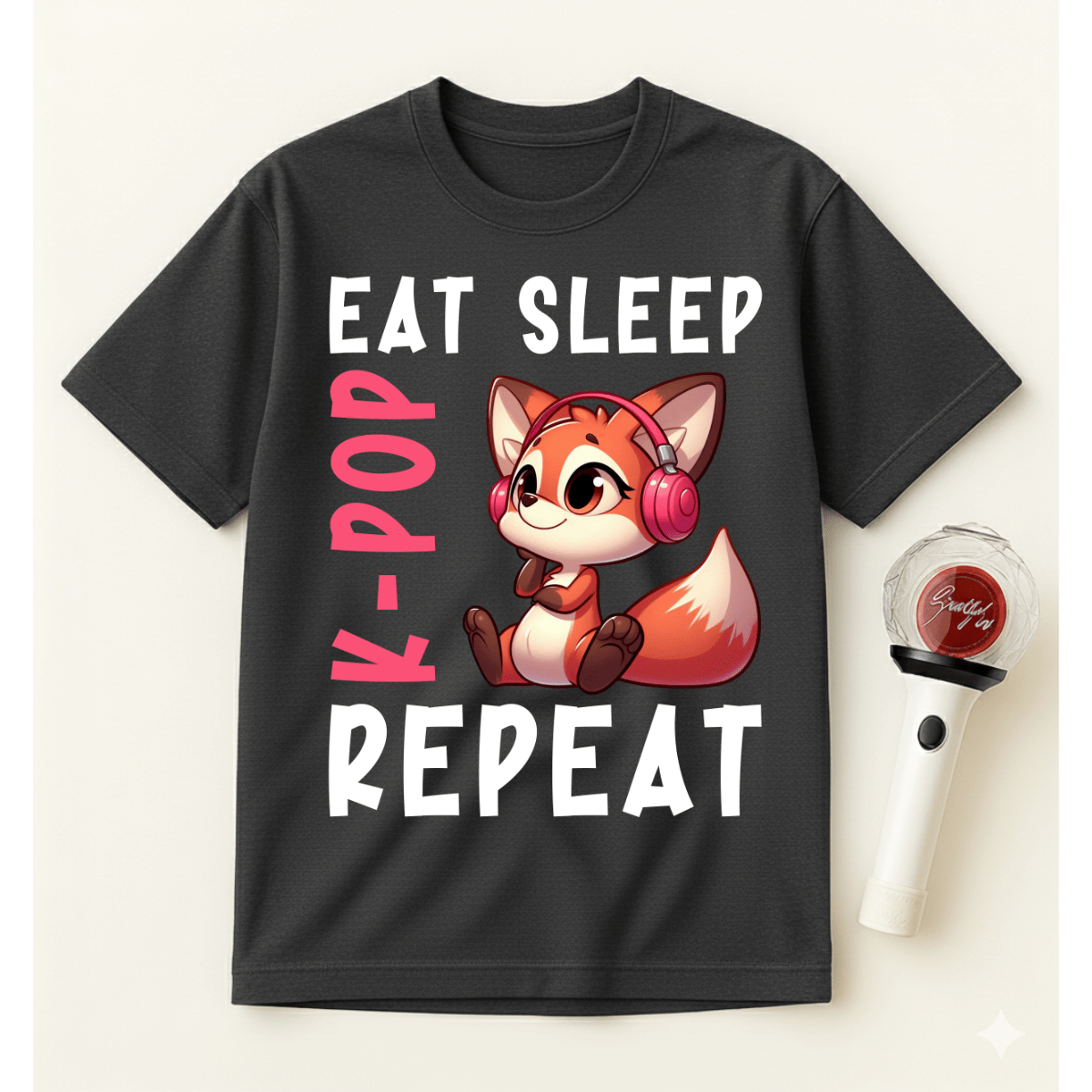 EAT SLEEP K-POP REPEAT T-SHIRT