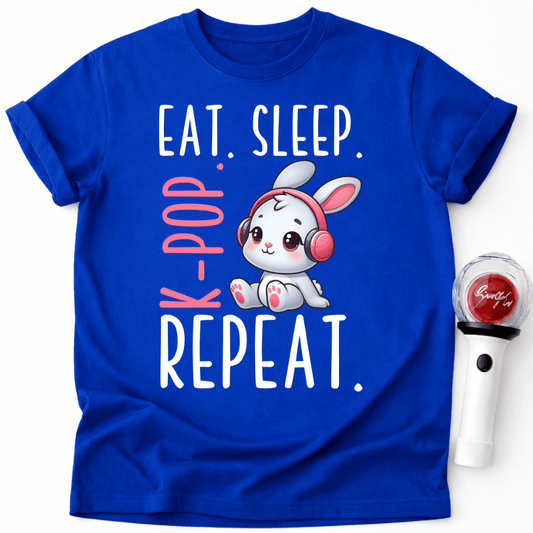 EAT SLEEP K-POP REPEAT T-SHIRT