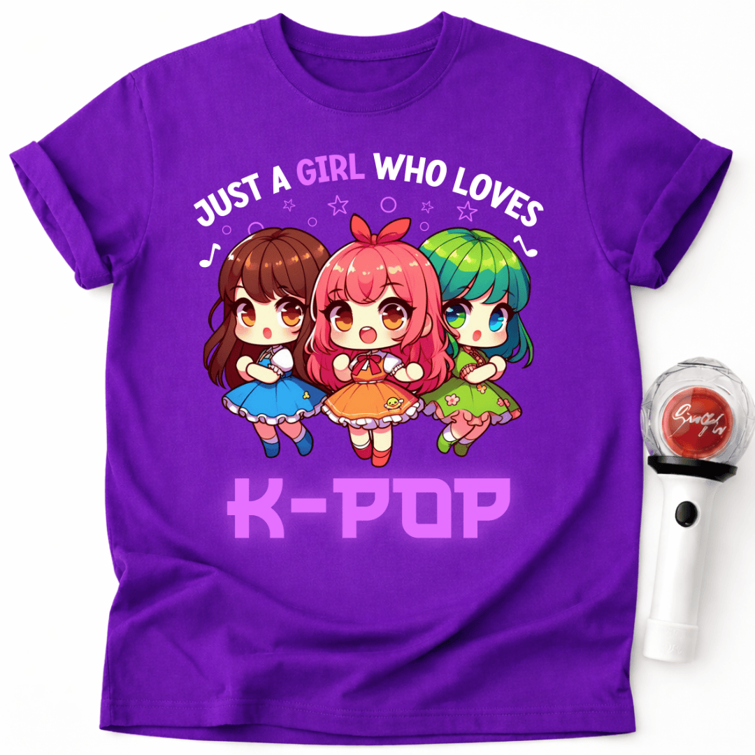 NIEDLICHE K-POP-MÄDCHEN T-SHIRT