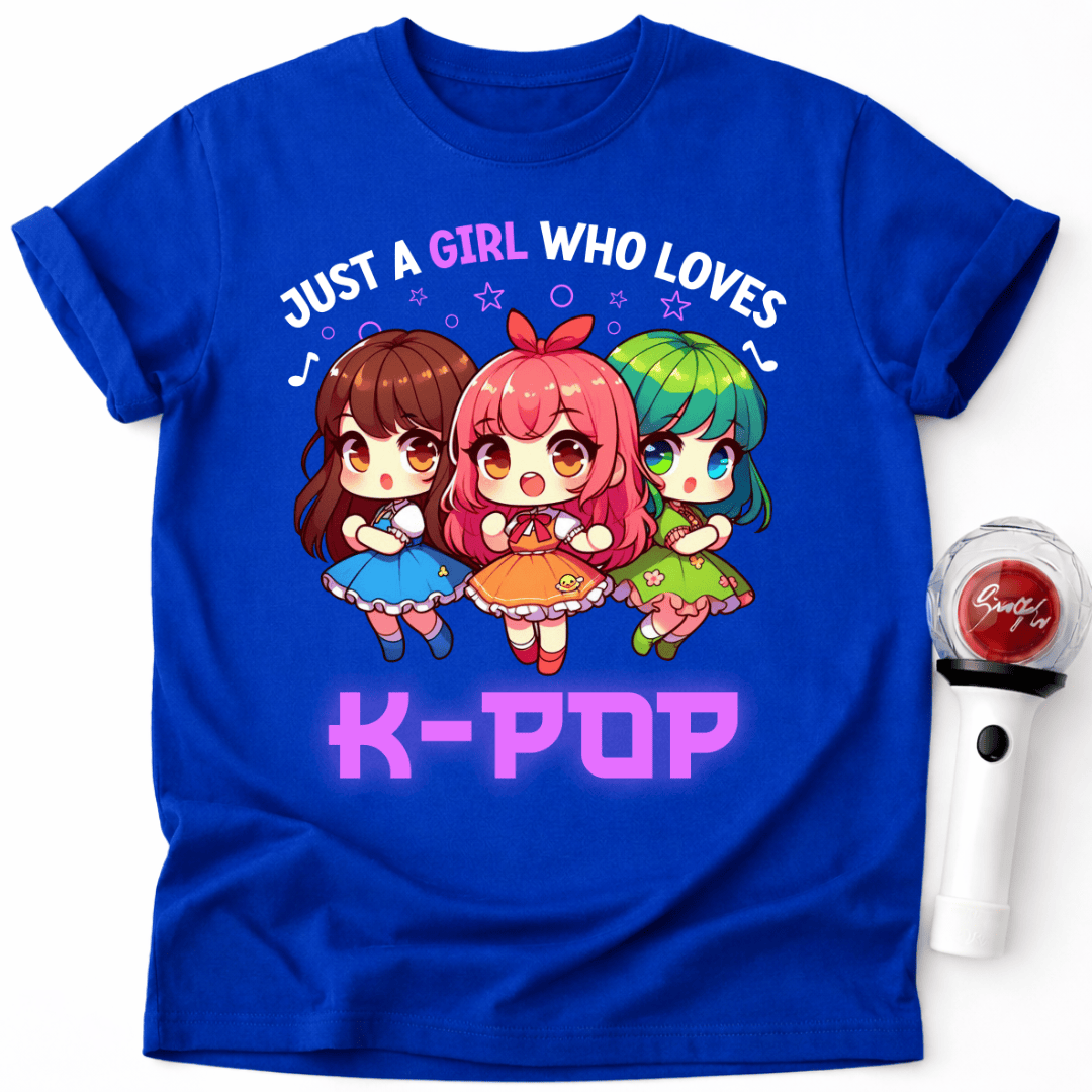 NIEDLICHE K-POP-MÄDCHEN T-SHIRT