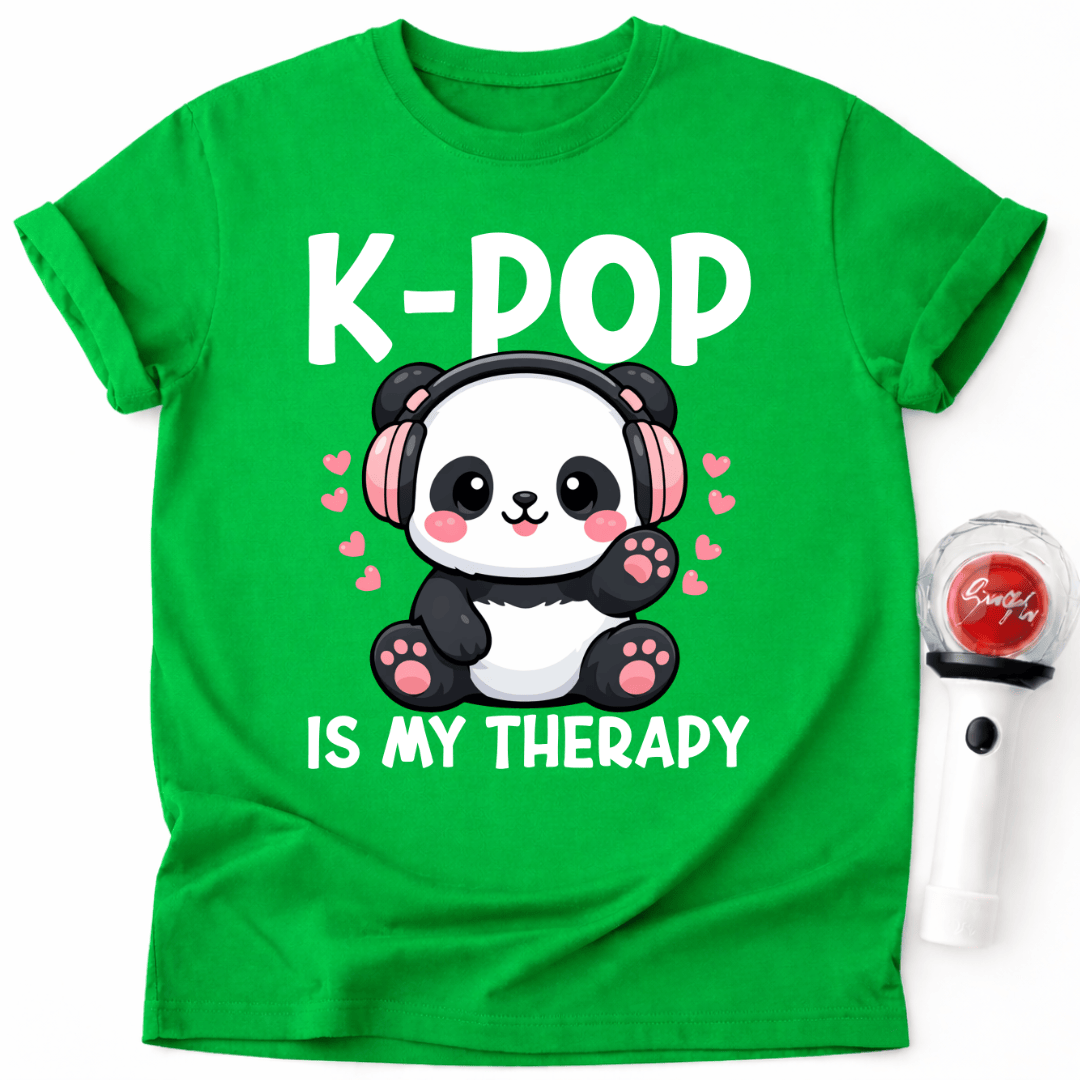 K-POP IS MY THERAPY PANDA T-SHIRT