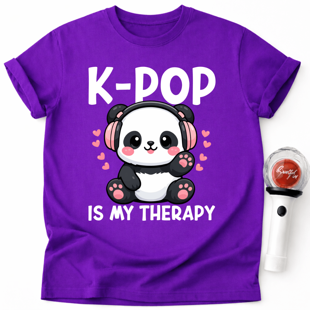 K-POP IS MY THERAPY PANDA T-SHIRT