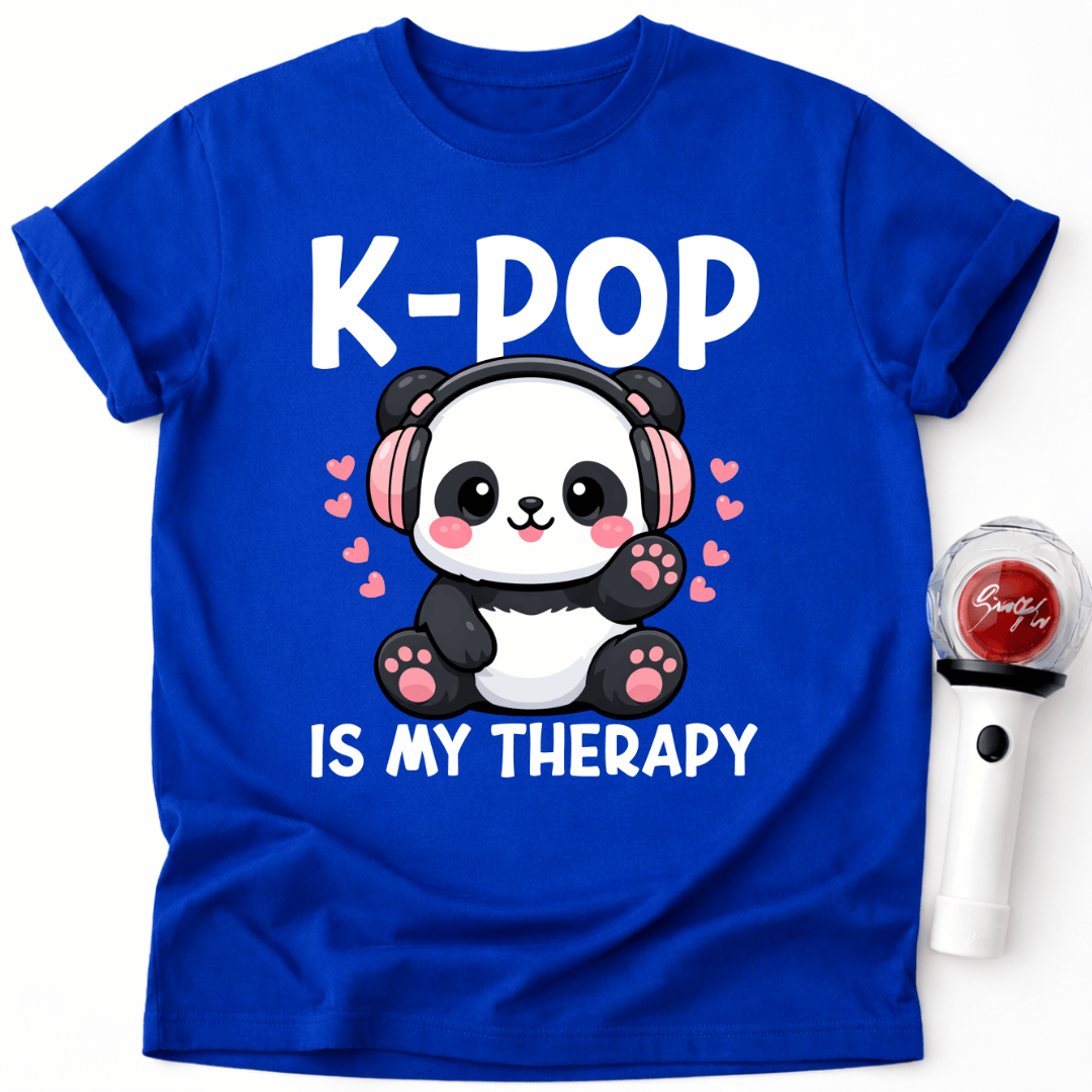 K-POP IS MY THERAPY PANDA T-SHIRT
