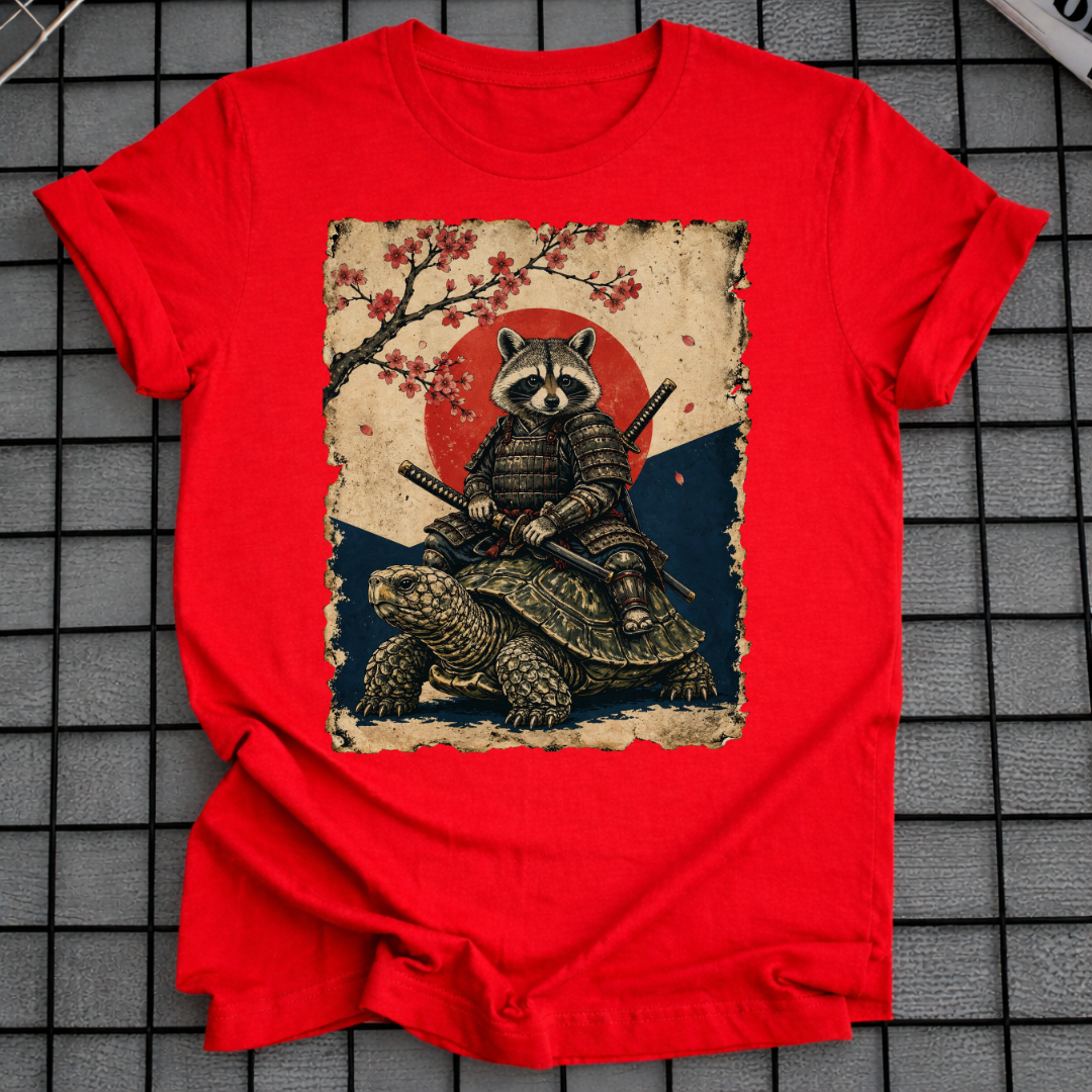 WASCHBÄR-SAMURAI T-SHIRT