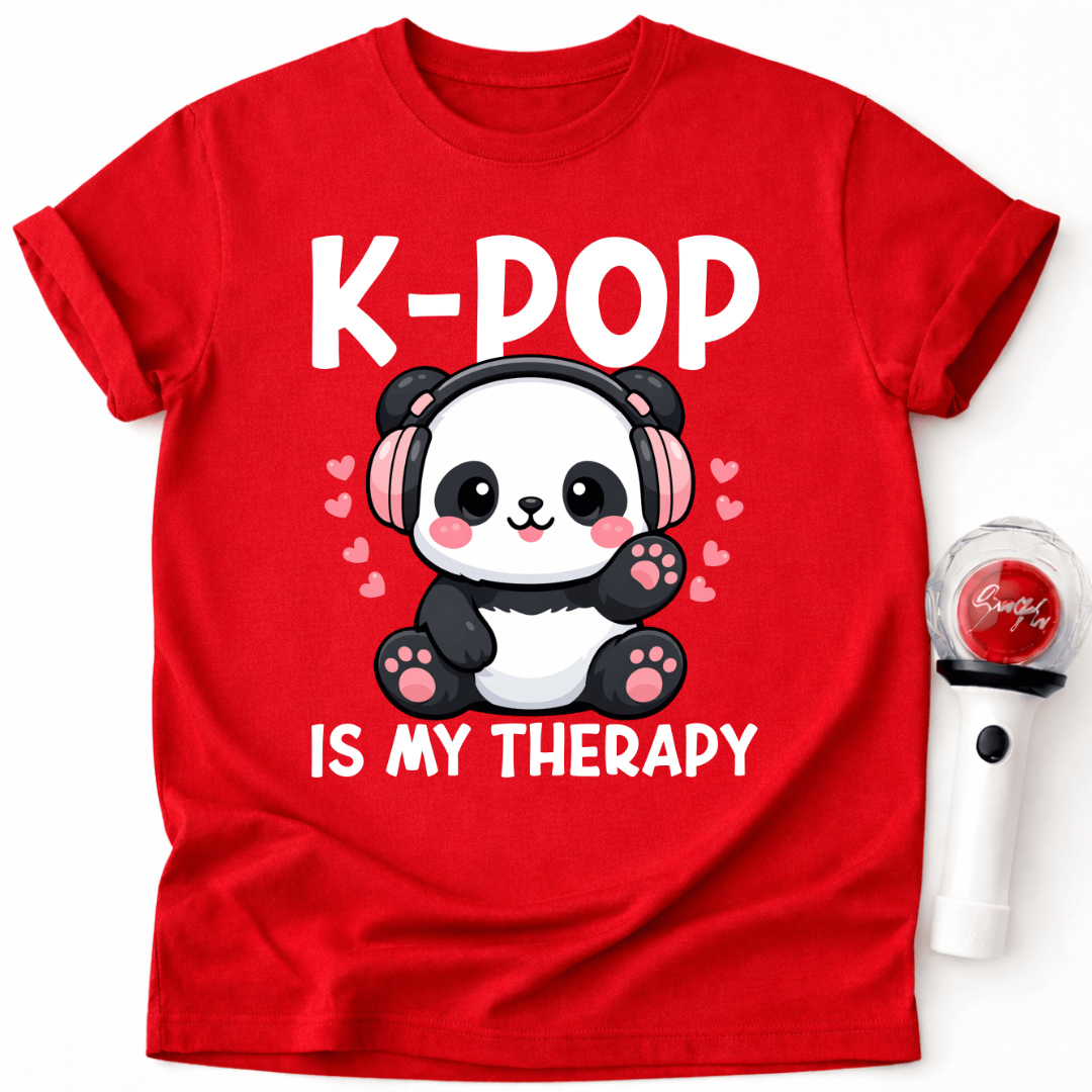 K-POP IS MY THERAPY PANDA T-SHIRT