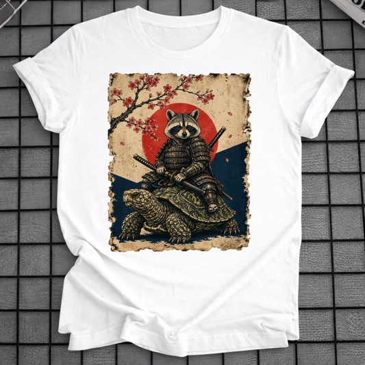 RACCOON SAMURAI T-SHIRT