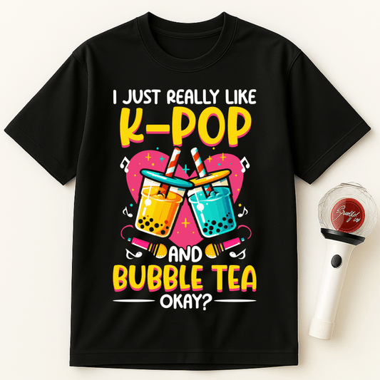 K-POP & BUBBLE TEA UNISEX T-SHIRT