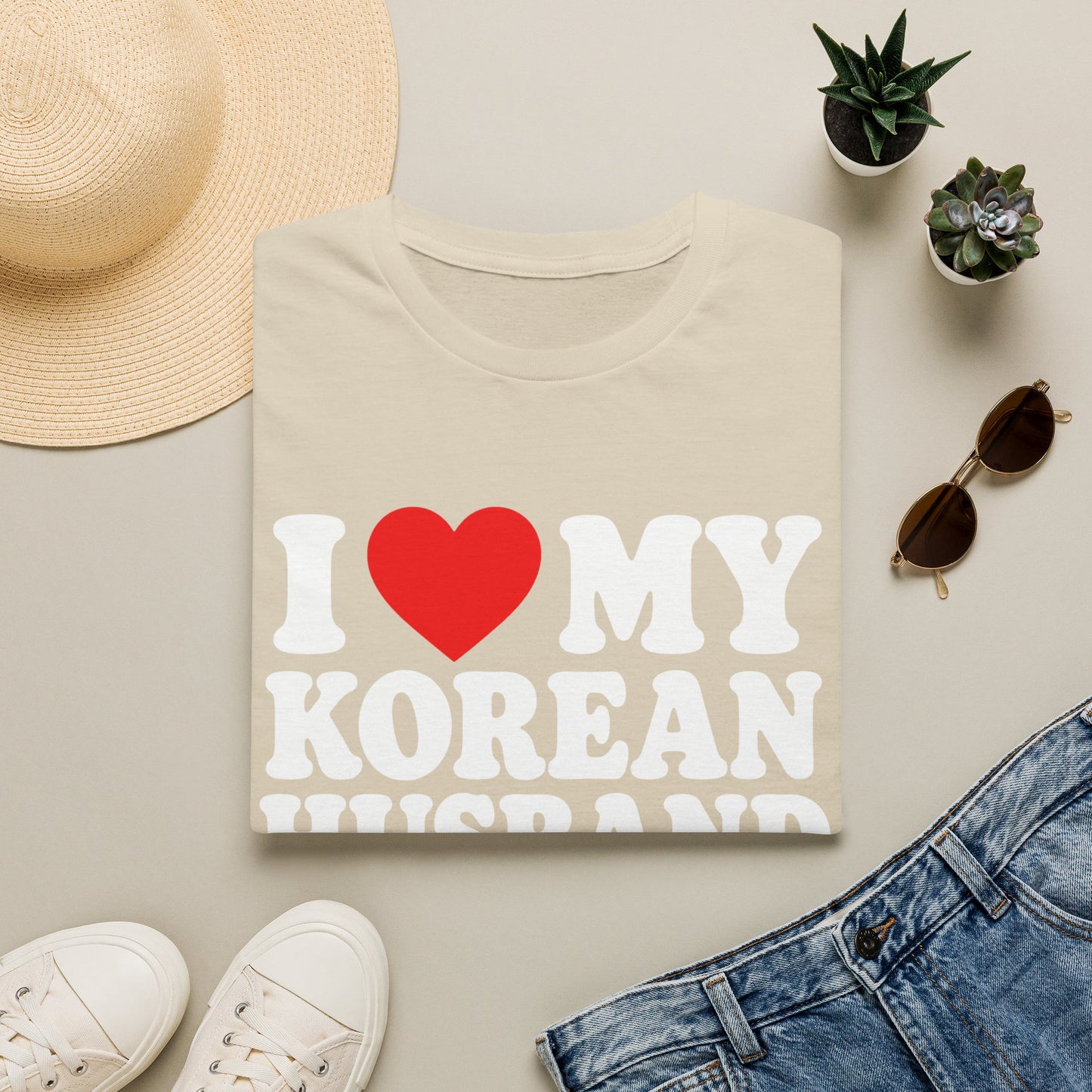I LOVE MY KOREAN HUSBAND T-SHIRT