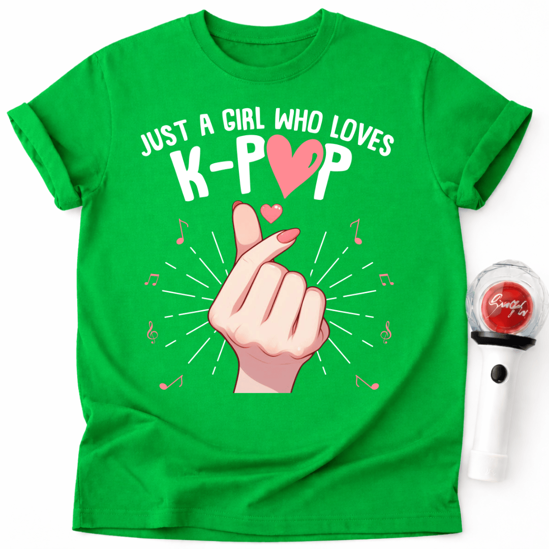 JUST A GIRL WHO LOVES K-POP T-SHIRT