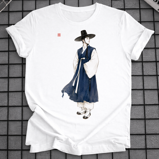 KOREAN HANBOK INK PAINTING T-SHIRT