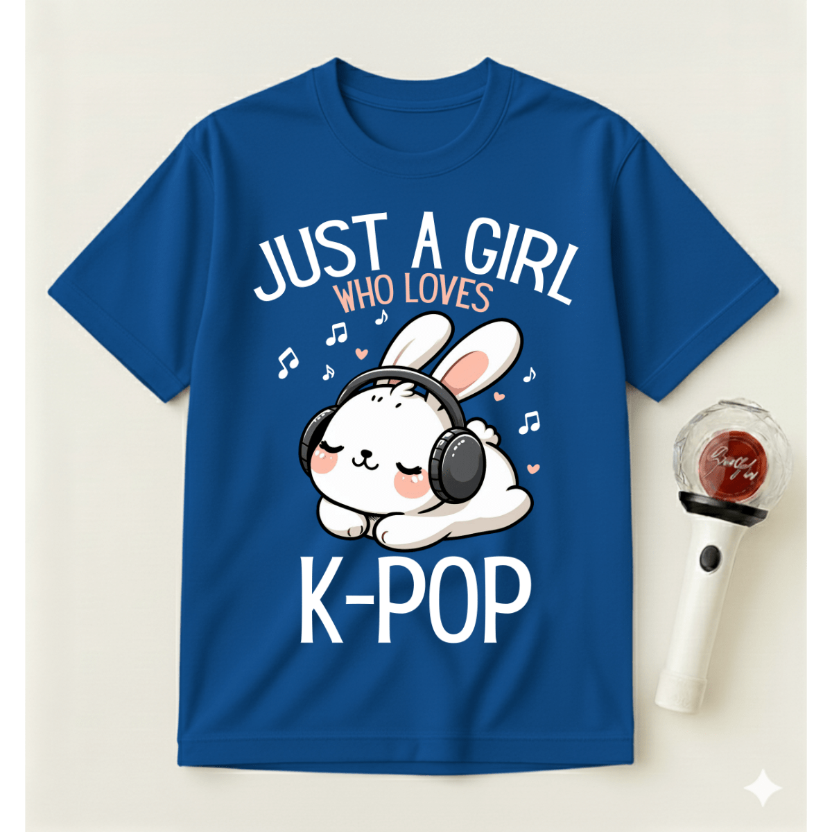 JUST A GIRL WHO LOVES K-POP T-SHIRT