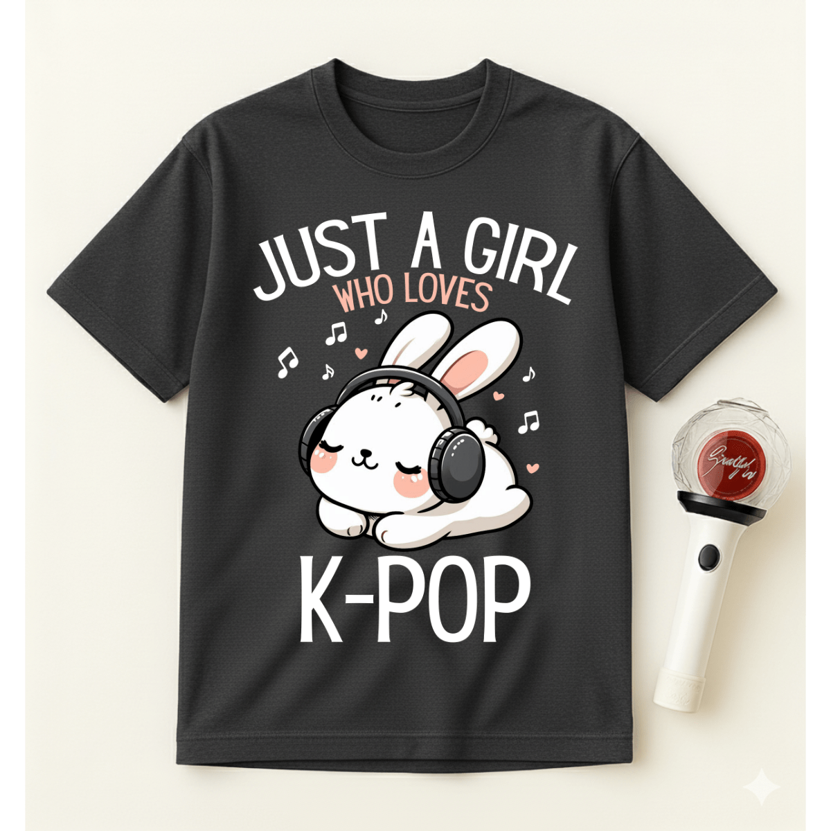 JUST A GIRL WHO LOVES K-POP T-SHIRT