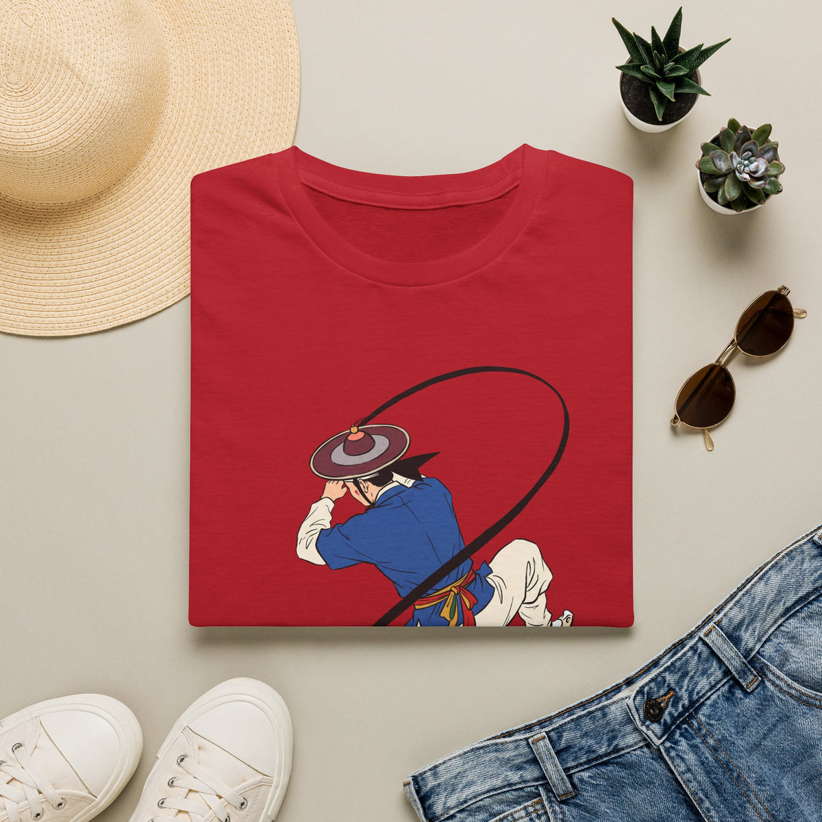 Cowboy Roper Graphic T-Shirt — Western Rodeo Roping Design