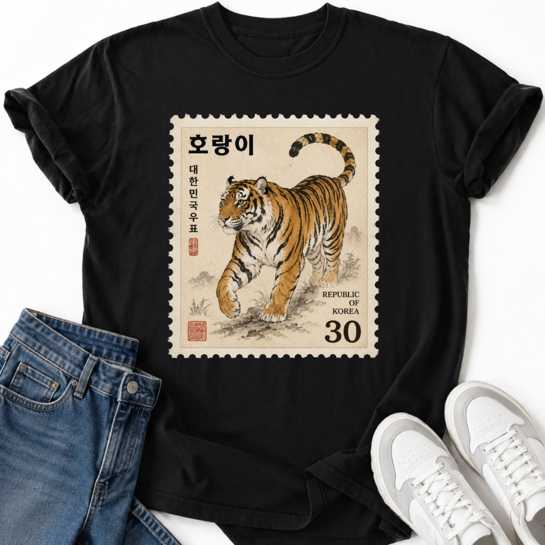 KOREAN STAMP T-SHIRT