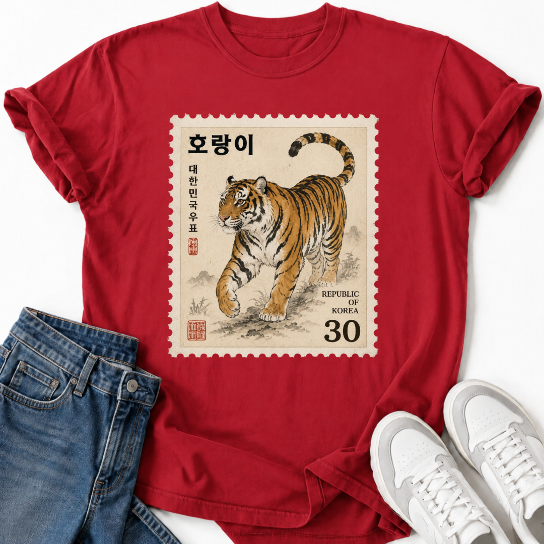 KOREAN STAMP T-SHIRT