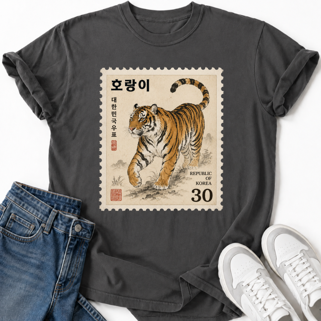KOREAN STAMP T-SHIRT