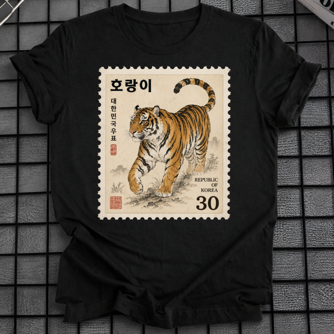 KOREAN STAMP T-SHIRT