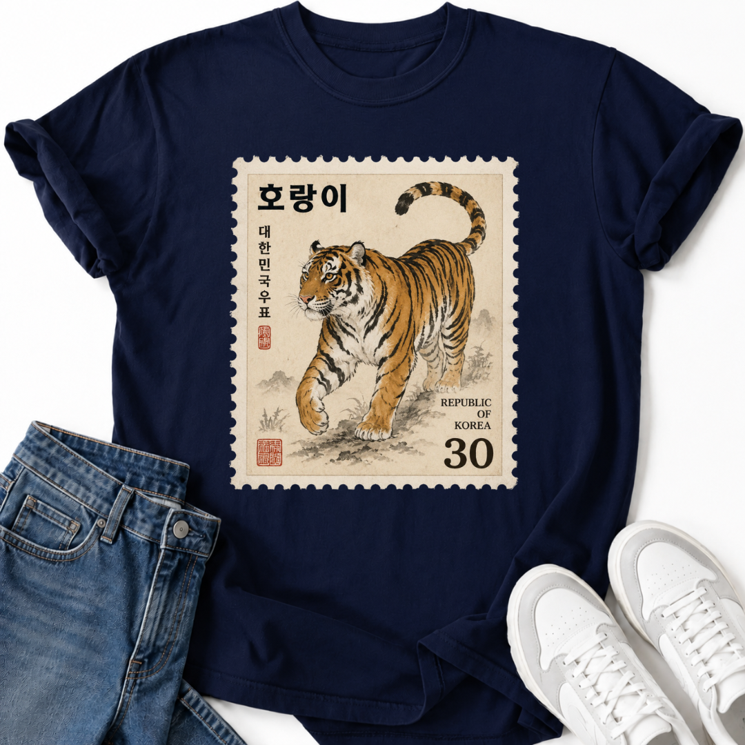 KOREAN STAMP T-SHIRT
