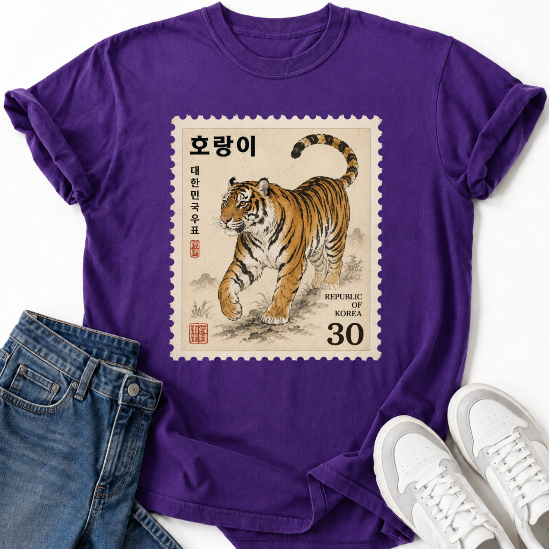KOREAN STAMP T-SHIRT