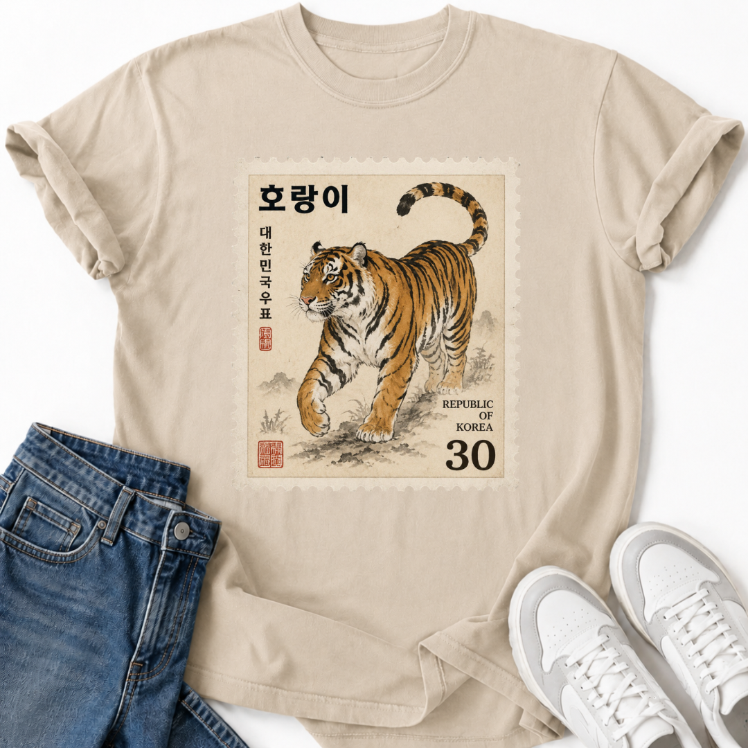 KOREAN STAMP T-SHIRT