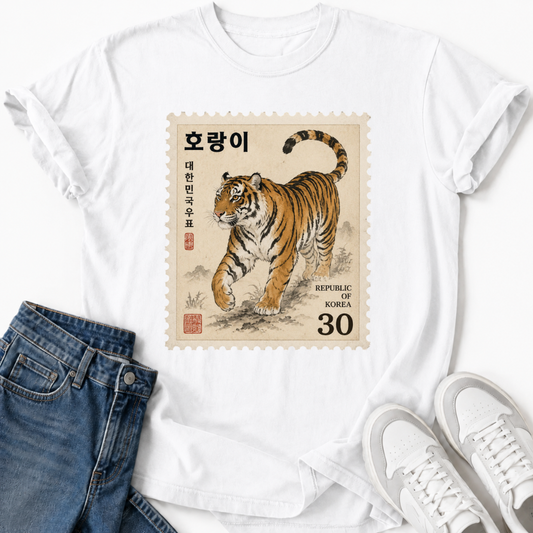 KOREAN STAMP T-SHIRT