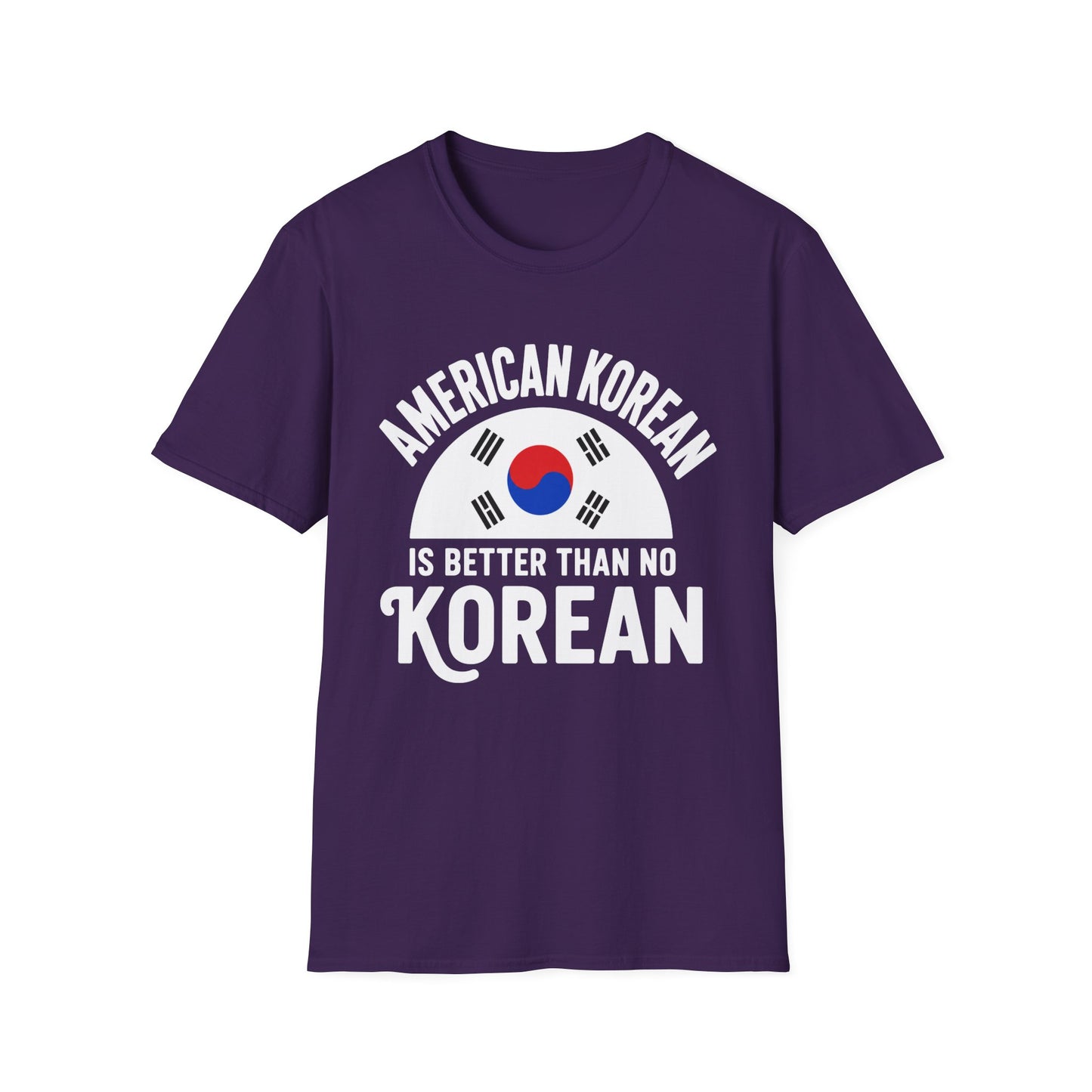 American Korean T-Shirt — 'American Korean' Graphic Tee with South Korea Flag