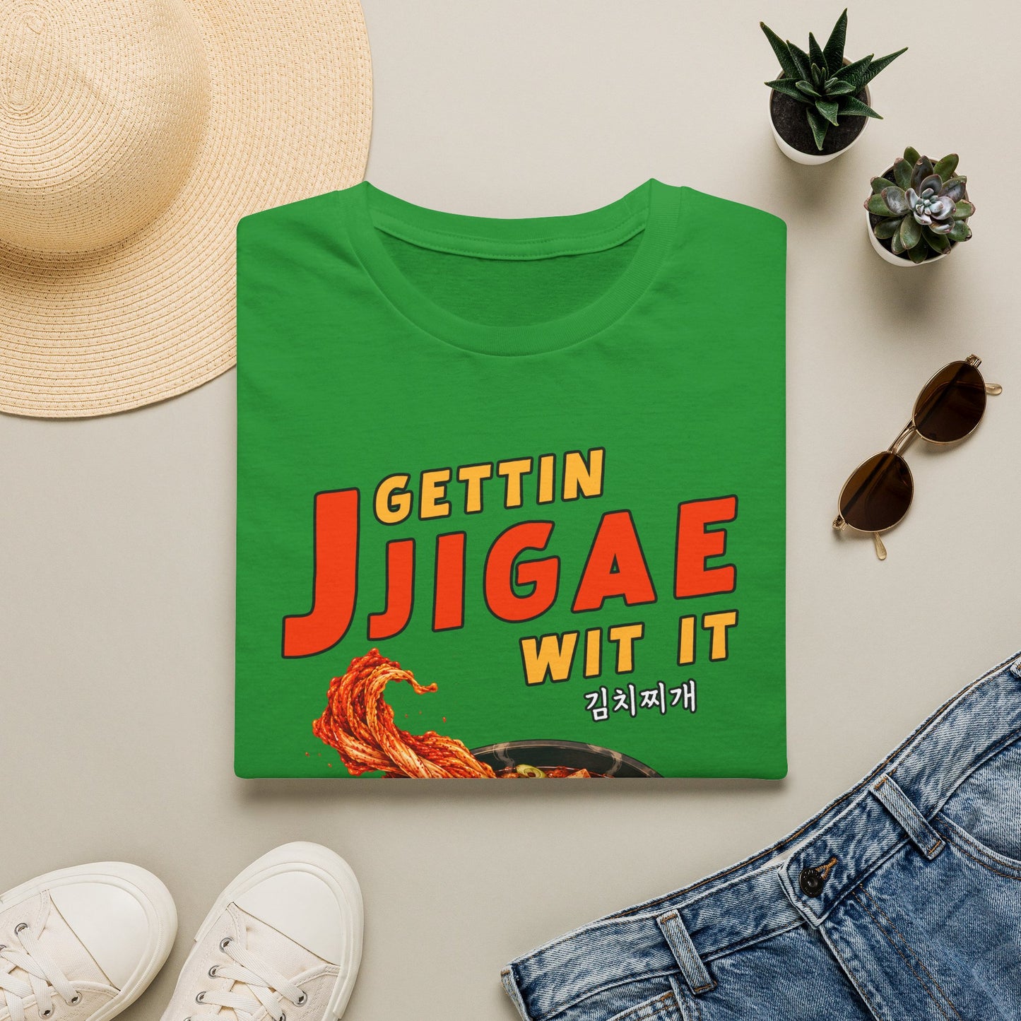 Gettin Jjigae Wit It T-Shirt — Korean Stew Graphic Tee