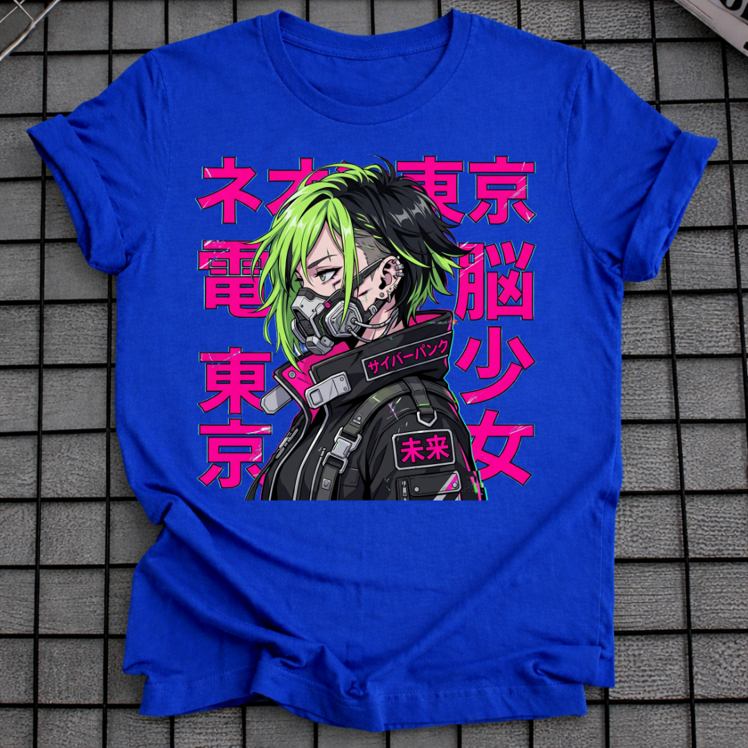 CYBERPUNK TOKYO GIRL T-SHIRT