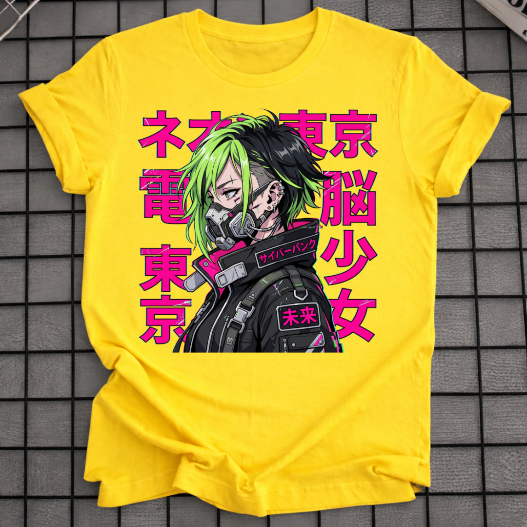 CYBERPUNK TOKYO GIRL T-SHIRT